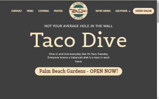 Taco Dive Melbourne website