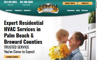 Above Air Inc website