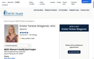 Krista Terese Wagoner, MD website