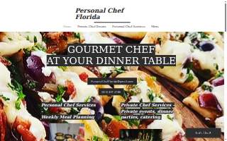 Personal Chef Florida website