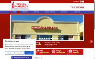 Wickham Pharmacy website