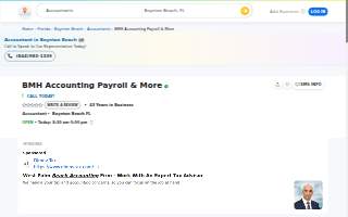 BMH Accounting Payroll & More website