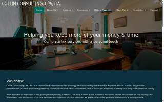 Collin Consulting CPA, P.A. website