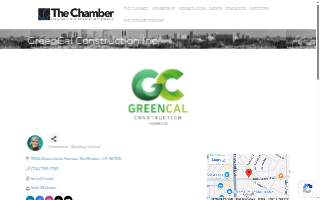 GreenCal Construction Inc. website