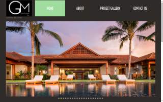 G M Construction website