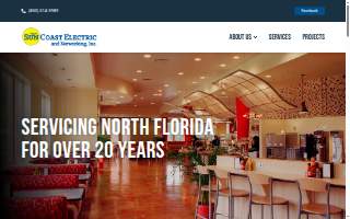 Suncoast Electric and Air website