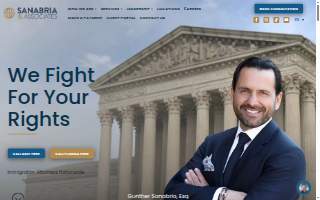 Sanabria and Associates/Abogados website