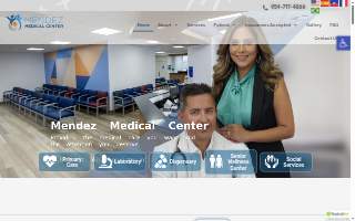 Mendez Medical Center website