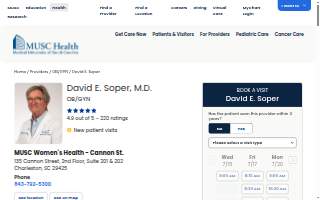 David E. Soper, MD website
