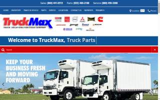 Commercial Truck Parts and Truck Accessories Store, TruckMax Homestead website