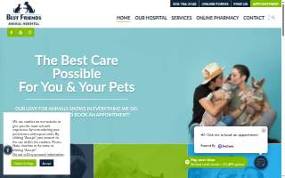 Best Friends Animal Hospital of Lauderhill website
