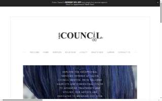 Salon Council Weston website