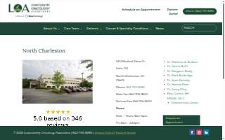 Lowcountry Oncology Associates of North Charleston website