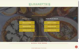 Elisabetta's Ristorante website