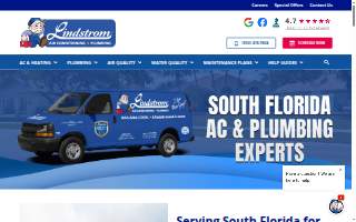 Lindstrom Air Conditioning & Plumbing website