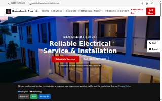 Razorback Electric website