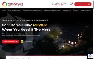 Anderson Power Services website