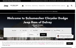 Schumacher Chrysler Dodge Jeep Ram of Delray website