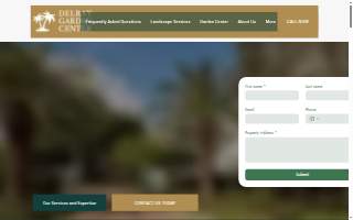 Delray Garden Center website