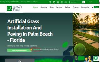 LA Turf & Paver website