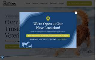 Rawls Veterinary Hospital website