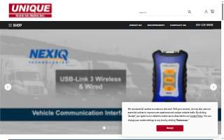 Unique Trucking Express website