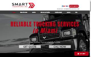 Smart Transport Inc of North Miami website