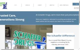 Schaefer Drugs Wellington website
