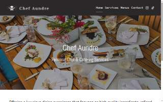 Chef Aundre website