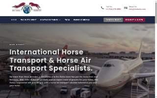 Dutta Corporation - International Horse Transport website