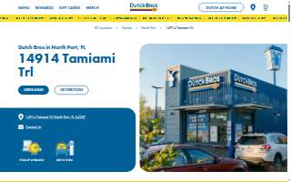 Dutch Bros Coffee of North Port website