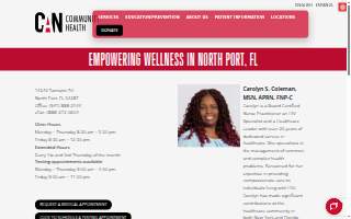 CAN Community Health - North Port website