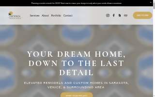 Sennes Design Build of North Port website