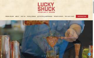 Lucky Shuck website