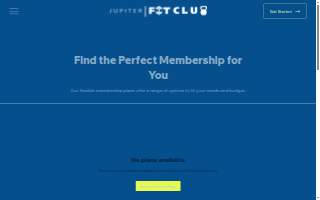 Jupiter Fit Club website