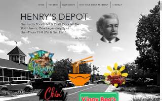Henry’s Depot website