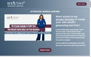 Wealthy Woman Lawyer, LLC website