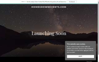 Homegrown Catering and Events website