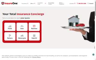 InsureOne Insurance of Margate website