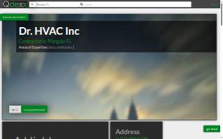 Dr. HVAC website