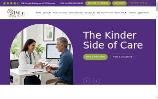 Palm Medical Centers - Tamarac website