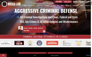 Musca Law of Sarasota website
