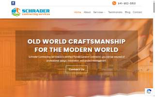 Schrader Contracting Services Inc website