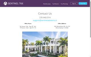 Sentinel Wealth & Tax website