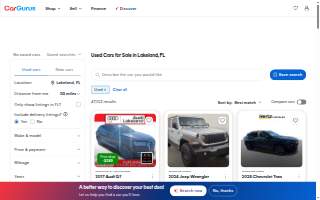 Cars of Sarasota website