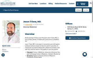 Jason Triana, MD website