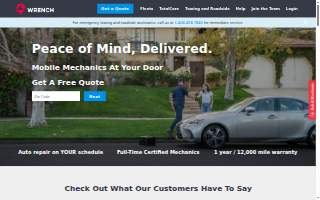 Wrench'n On The Run Auto Repair LLC website