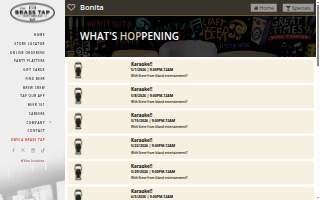 The Brass Tap of Bonita Springs website