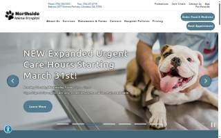Northside Animal Hospital of Columbus website