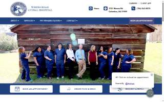 Weems Road Animal Hospital website